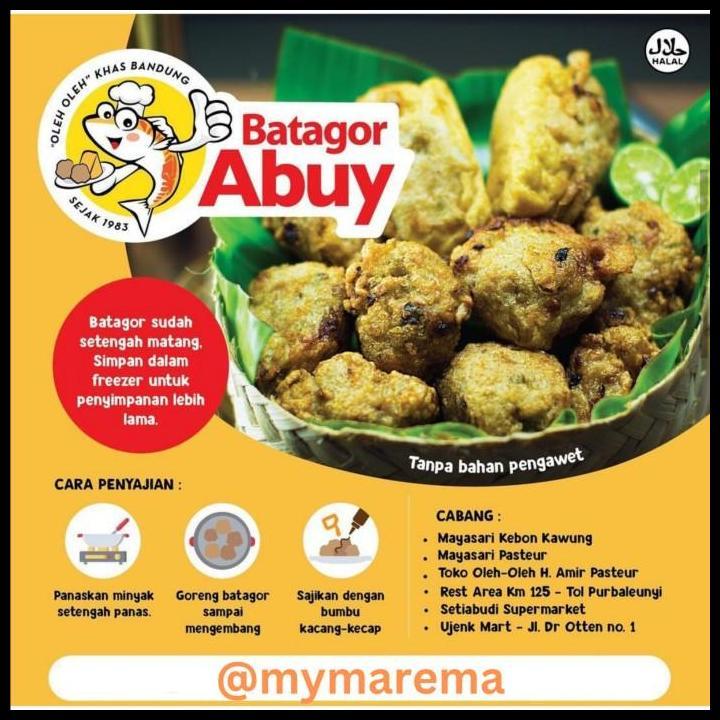 Batagor Abuy Asli Bandung [Frozen & Vakum] Good Quality