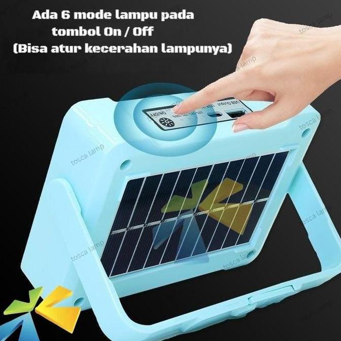 Lampu Darurat Tenaga Surya 3 In 1 Lampu Emergency Lampu Powerbank Saklar Senter [terbaik]