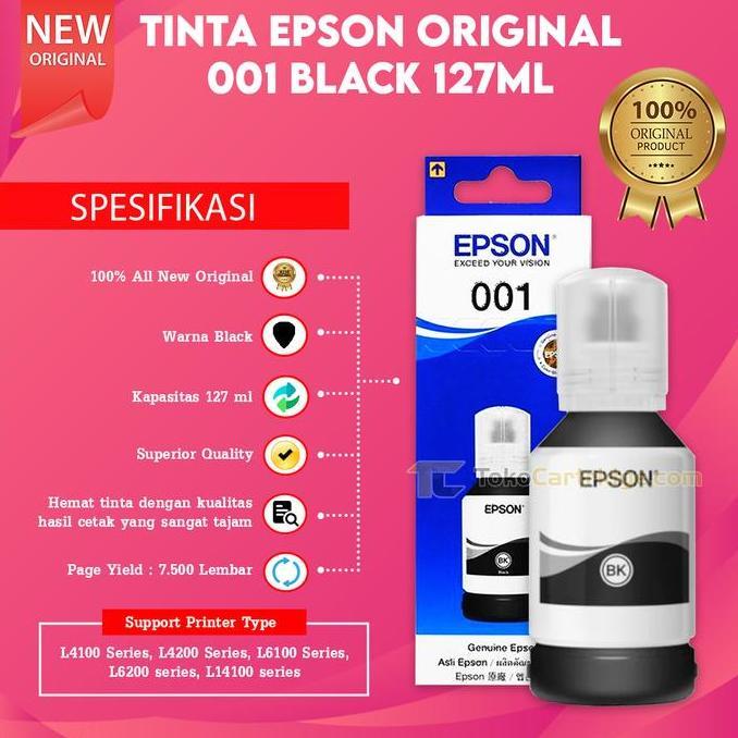 Pixy- Tinta Epson 001 1 Set C13T03Y200 C13T03Y300 C13T03Y400 C13T03Y100