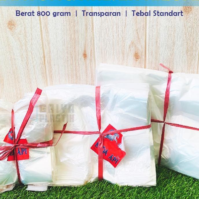 [800Gr] Kantong Kresek Kiloan Bening | Kresek Los | Kresek Transparan | Kresek Kiloan