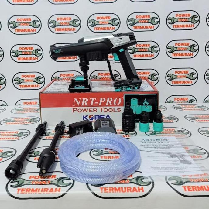 Jet Cleaner Cordless NRT Pro JC25DC 20V Cuci Mobil Sprayer Baterai