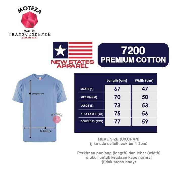 Men- Kaos Polos Combed 24S -Nsa Cotton 7200 - Rna (Cool)