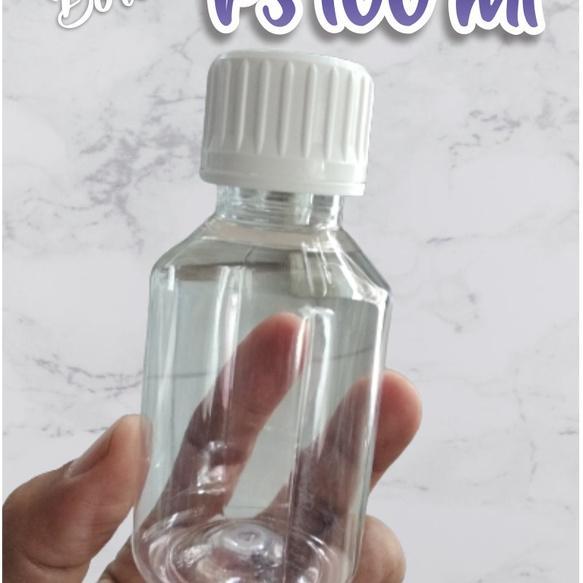Boto Ps 100 Ml Bening Dan Putih Susu / Botol Untuk Madu - Isi 50 Pcs / Botol