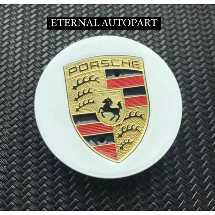 DOP RODA VELG EMBLEM PORSCHE DOP RODA - BLACK, 65MM PROMO