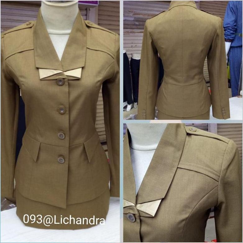 New Seragam Pemda Wanita  Brand Lichandra / Seragam Pns /Seragam Guru /Seragam Murah