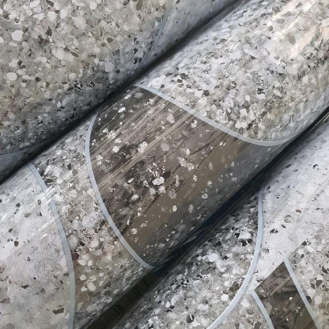 [LV17 Hitam - 15M] Karpet Lantai Plastik / Vinyl Roll ukuran 1.2m x 15m