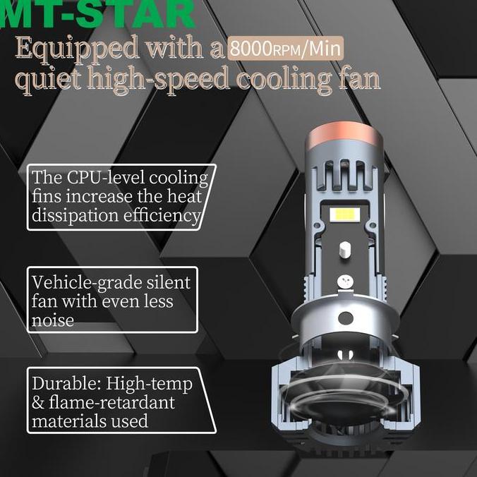 MT-STAR - MT06 H6 H4 S2 UNIVERSAL BILED PROJECTOR LAMPU UTAMA DEPAN MOTOR [terbaik]