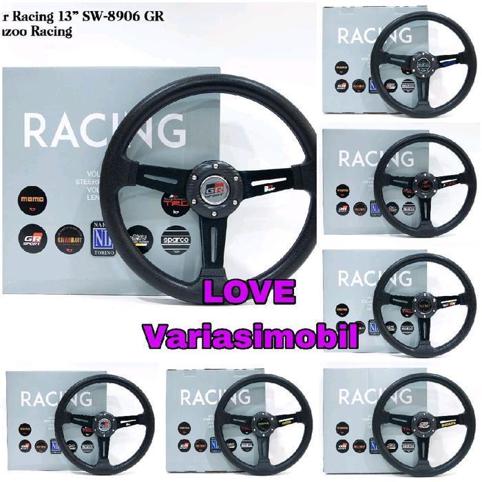 Stir Racing 13 Inch Momo Embose Sparco Embose Ralli Art Embose Mugen Embose Gr Embose Trd Embose Imp