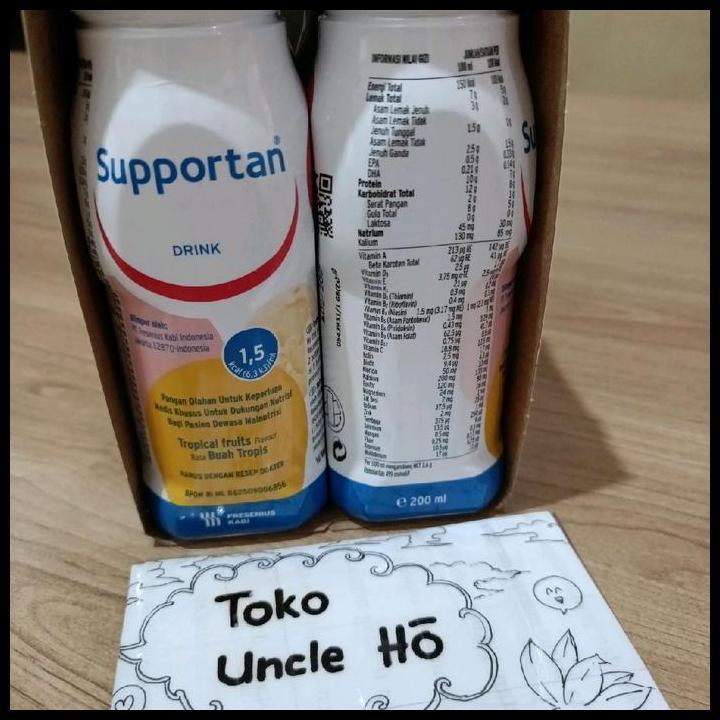 Supportan Drink 200 Ml (Rasa Tropical Fruits) Terbaru