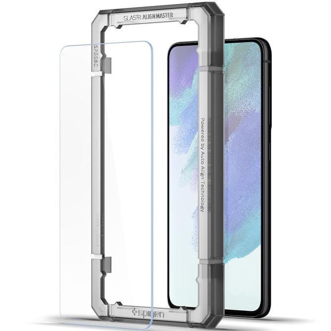 Tempered Glass For Samsung Galaxy S21 Fe Spigen Alignmaster Full Cover