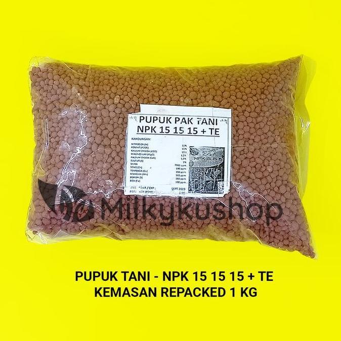 Pilihan- Pupuk Pak Tani Npk 15 15 15 Berat 1 Kg Kemasan Repack