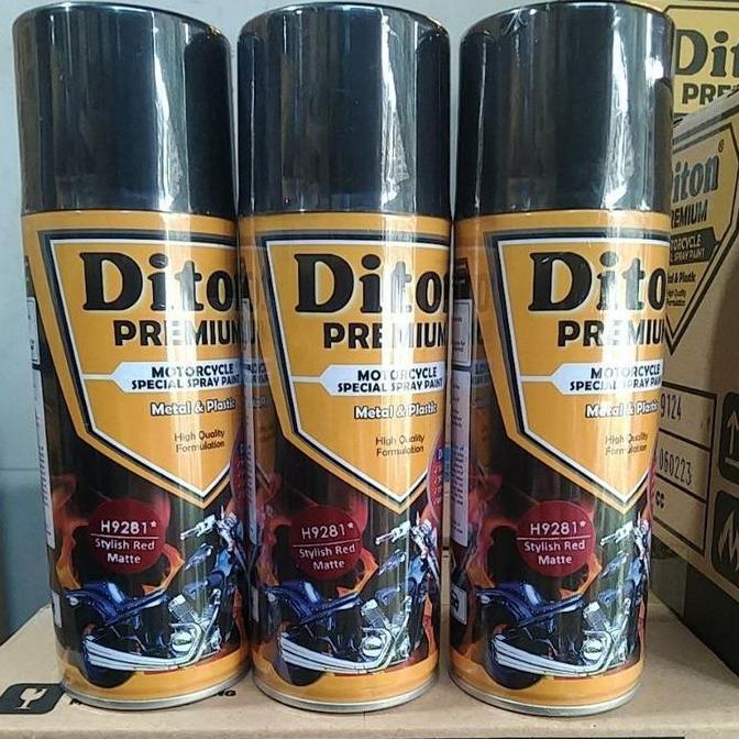 Pit- Pilok Pilox Diton Merah Doff Dof Sylist Red Matt 9281 400Cc