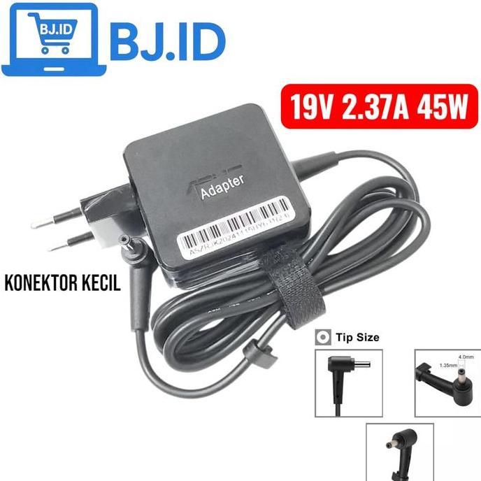 CHARGER CARGER UNTUK LAPTOP ASUZ X442 X442U X442UQ X442UR 19V 2.37A 45WATT (4.0*1.35MM) ADAPTOR LAPT