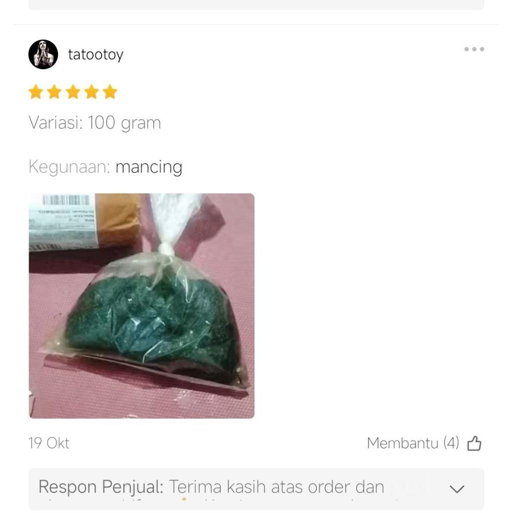 Lumut Batu Paling Gacor Super Fresh 1 Kg Umpan Nila / Mujair / Tombro Tahan 1 Minggu