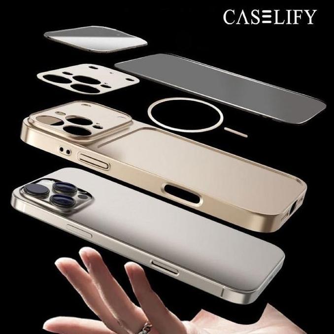 Caselify Case 1 Detik Mirip Jadi Iphone 17 Magglass Magnetic Case Compatible With Iphone Case 11 12 