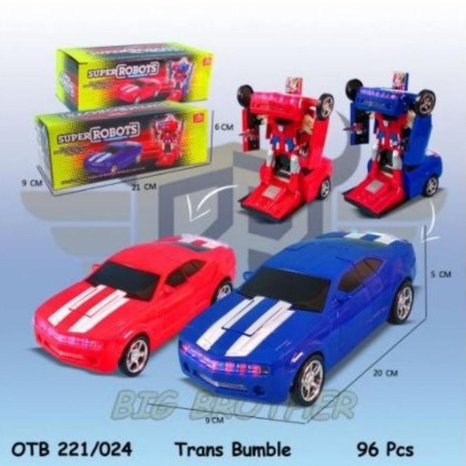 Mainan Anak Robot Police Car / Mainan Mobil Robot Polisi