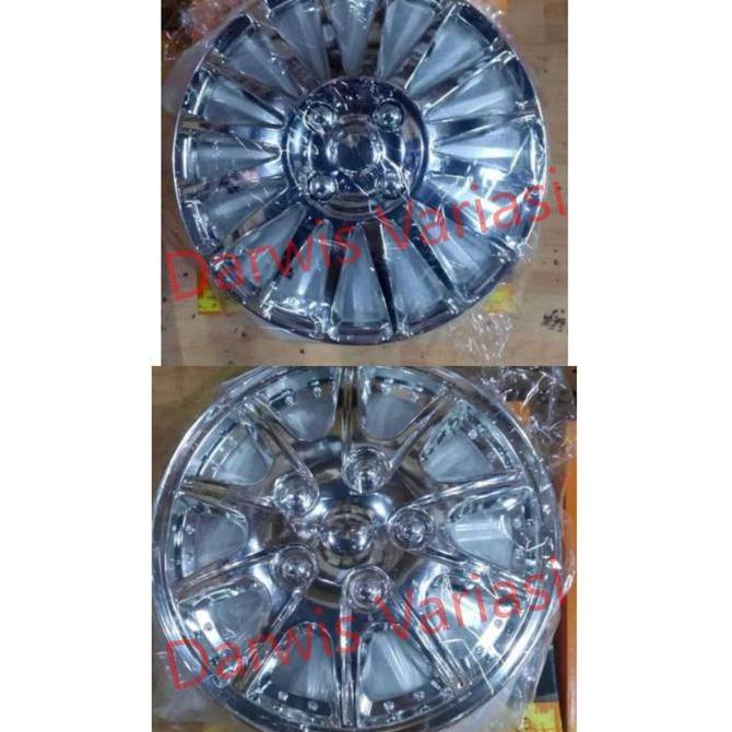 COVER DOP VELG RING 15 MOBIL UNIVERSAL CHROME SIAP KIRIM