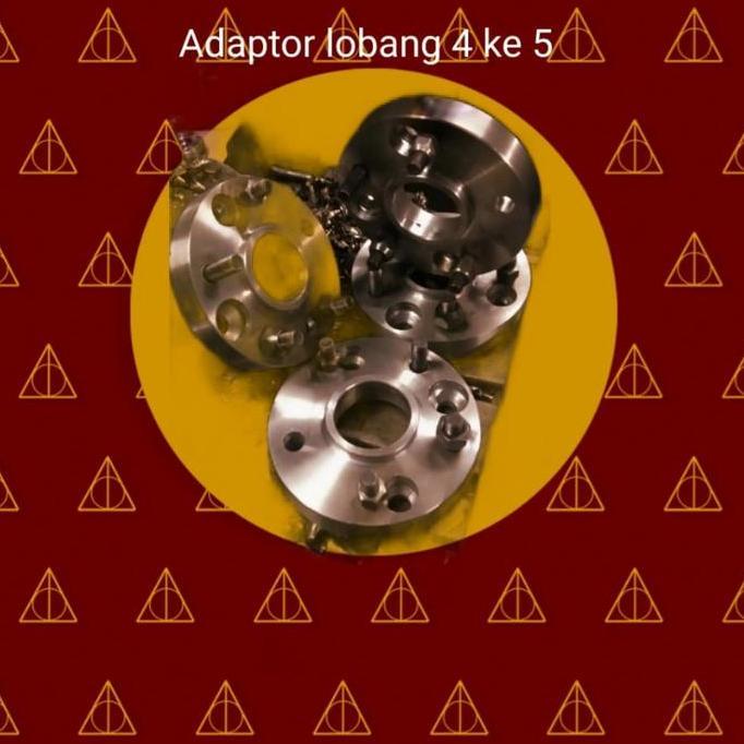 ADAPTOR  VELG BAN MOBIL UNTUK RUBAH PCD /LOBANG 4 KE 5 TEBAL 2,2 CM 2 PCS READY STOCK