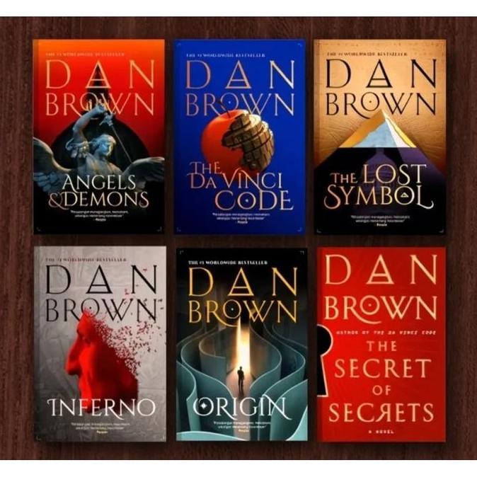 Ucupgrosirtoko - Novel Karya Dan Brown: Angels and Demons, The DaVinci Code, The Lost Symbol, Infern