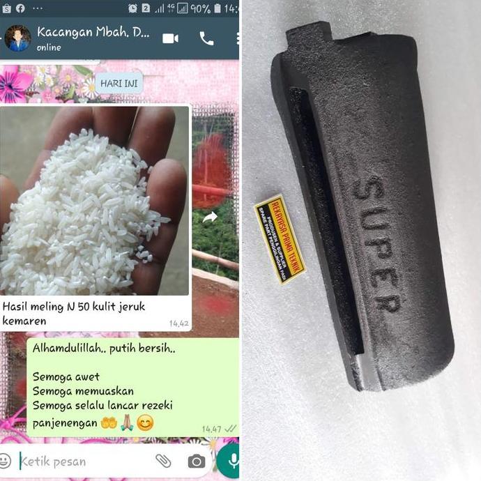 best seller] N50 ICHI MILLING KENTONGAN GENTONGAN PISAU POLES BERAS ICHI N 50