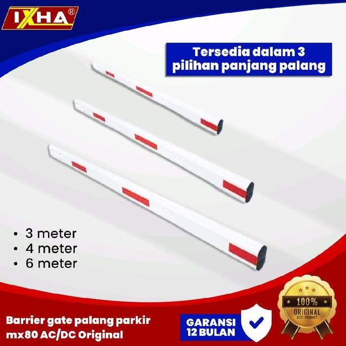 Trg- New- Barrier Gate Palang Parkir Mx80 Mx 80 Led