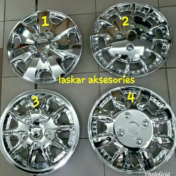 DOP VELG / RODA MOBIL NISSAN DATSUN GO / GO+ RING 13 / 14 CHROME PROMO
