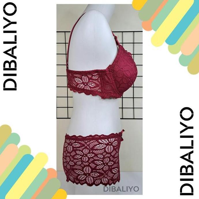 Intm- Bh Set / Setelan Burkat / Bra Cup B Ke C / Bra Kat Busa Tebal / Art 28 29 30-Dibaliyo