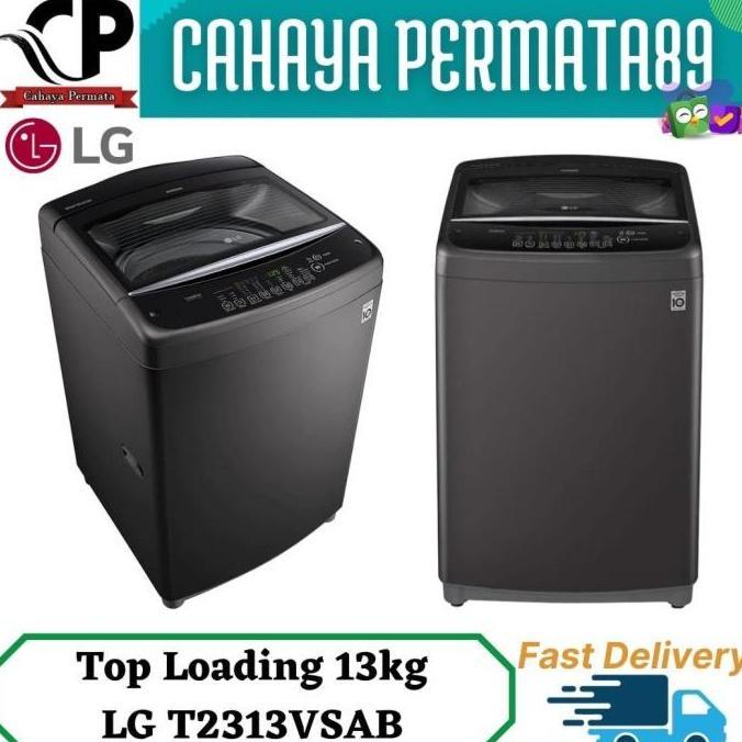 LG T2313VSAB Mesin Cuci LG 13 kg Mesin Cuci 1 Tabung Smart Inverter