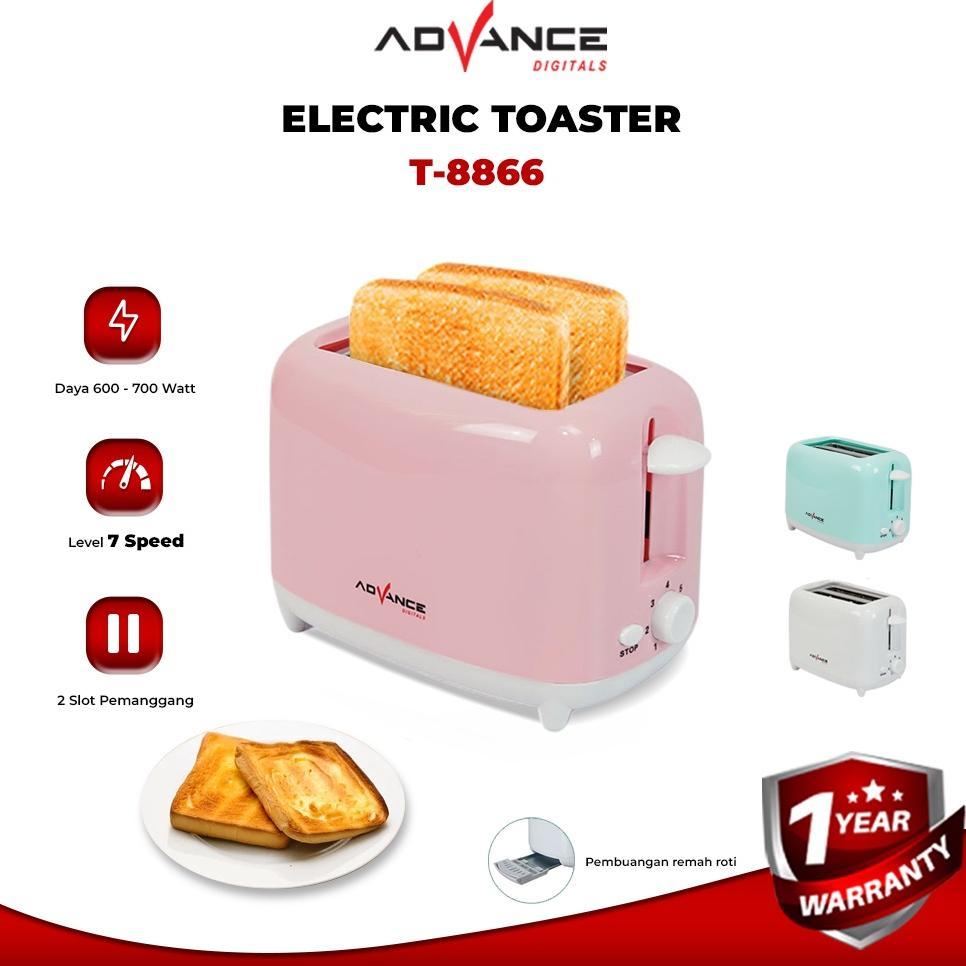 Advance T8866 Toaster Roti / Pemanggang Roti Bakar Low Watt
