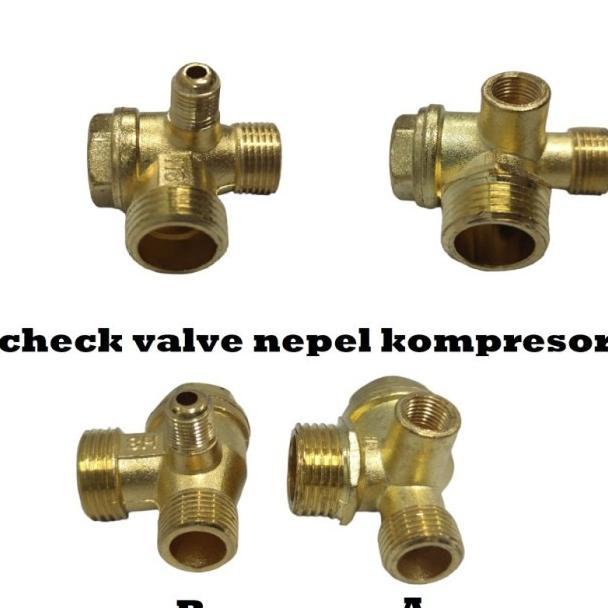Check Valve Sparepart Nepel Kompresor Angin Lakoni / Kompresor Izumi
