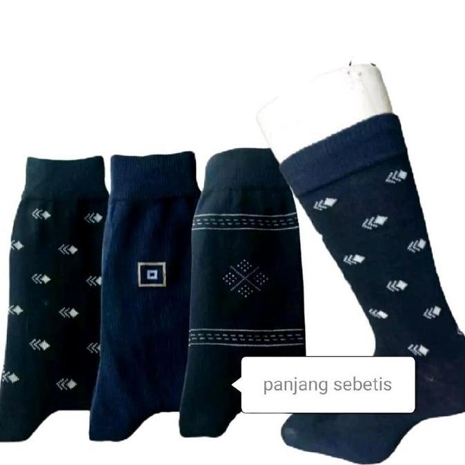 DB227 - 3 PASANG KAOS KAKI PRIA/KAOS KAKI PANJANG SEBETIS PRIA ORIGINAL Dewasa Katun Motif Wanita Hi