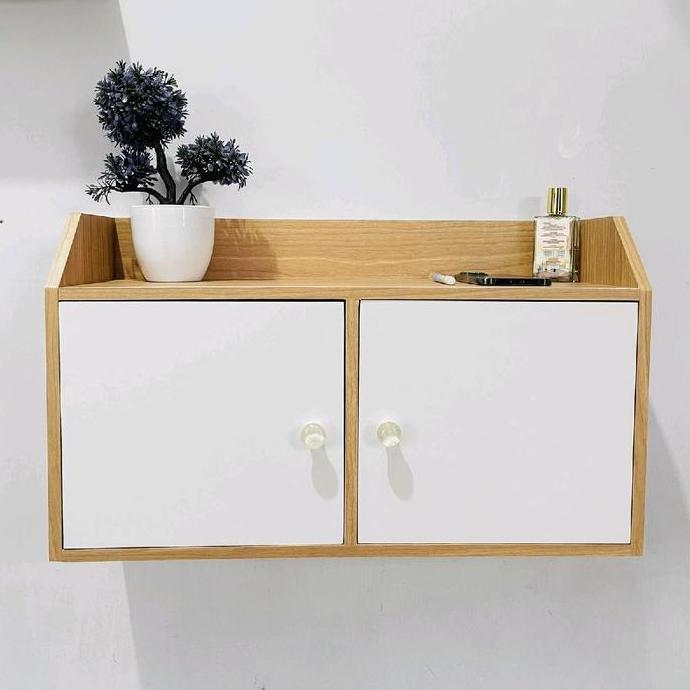 HOT DEAL - Lemari 2 pintu dinding tempel minimalis