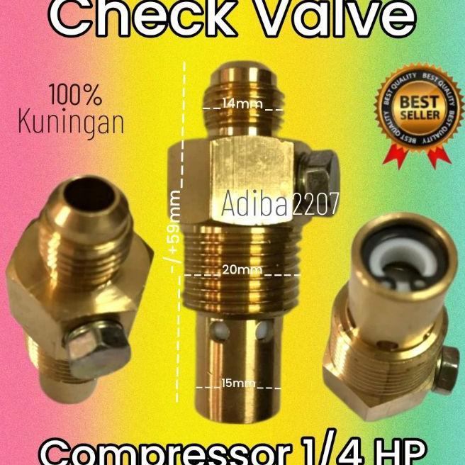 Check Valve Compresor Shark 1/4 Hp | Klep Penyearah Angin Tabung Kompresor Shark 1/4Hp