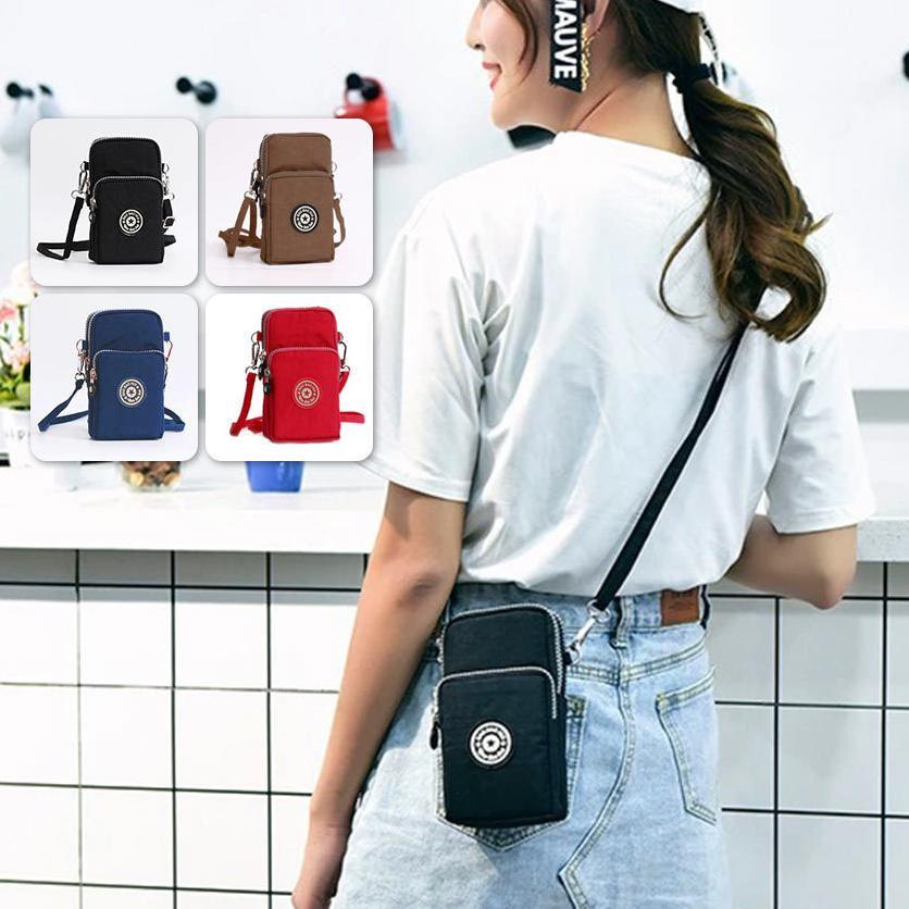 Dompet Tas Selempang Wanita Tas Hp Nylon Waterproof Tas Selempang Hp Wanita