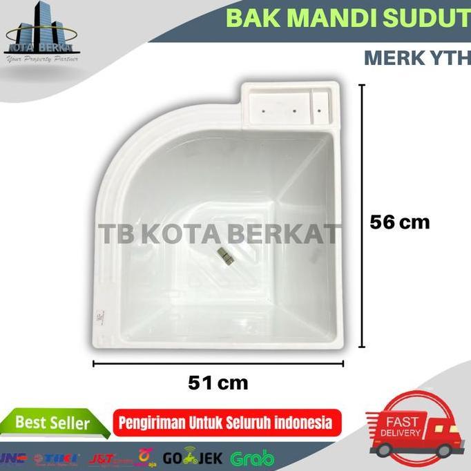 CASHBACK - BAK KAMAR MANDI SUDUT/ BAK KAMAR MANDI FIBER MERK R.A.J