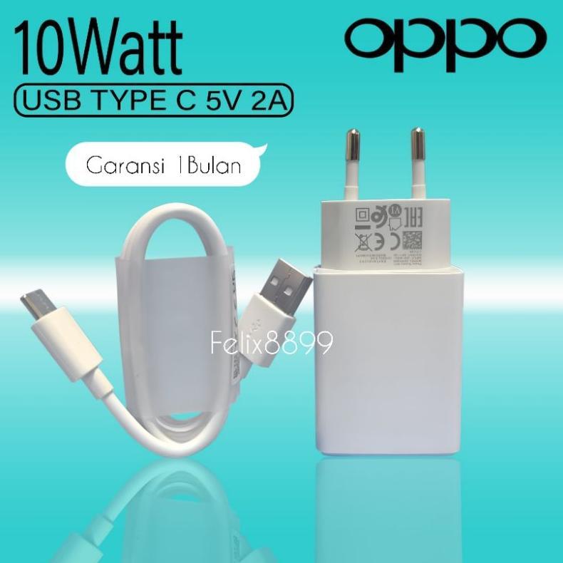 CUCI GUDANG Charger Casan OPPO A16 A18 A54S A5 A9 2020 10W TYPE C