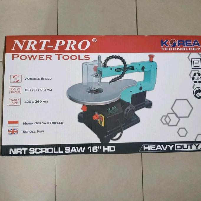 Terlaris Mesin Gergaji Triplek/Scroll Saw Nrt-Pro 16"