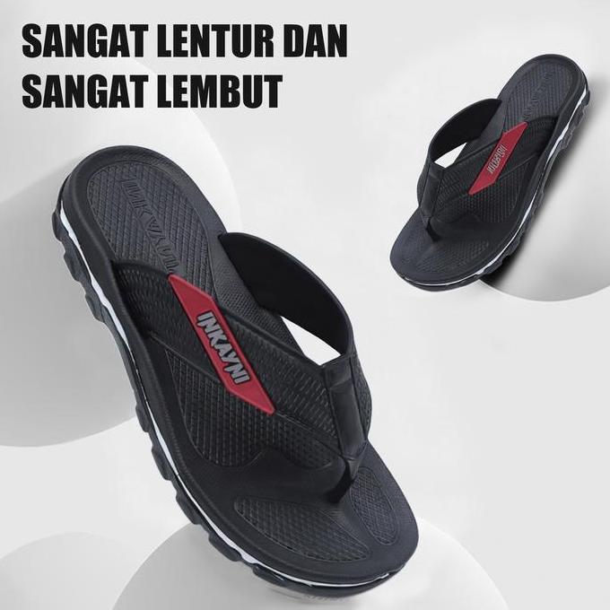 DY7 - sandal jepit pria Kekinian size 39-44 Sendal Pria Flip Flop Anti Slip Ringan Casual Bahan EVA 