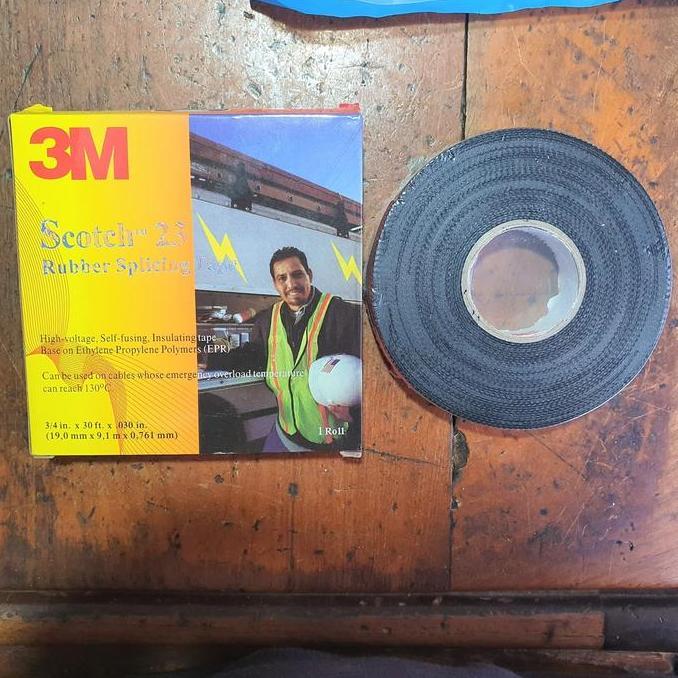Promo Isolasi 3M Scoth 23 / Rubber Tape 3M /Rubber Splicing Tape Tahan Panas Cod