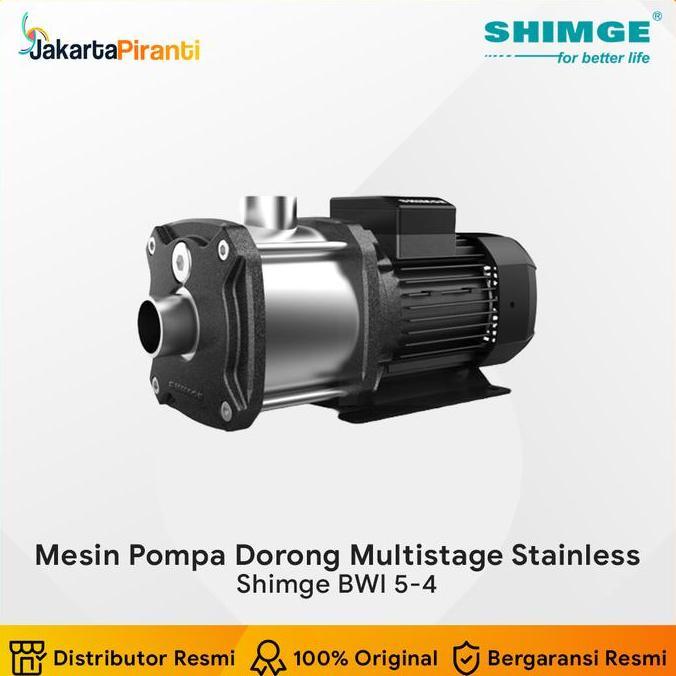 Mesin Pompa Dorong Sentrifugal Multistage Stainless Shimge BWI 5-4