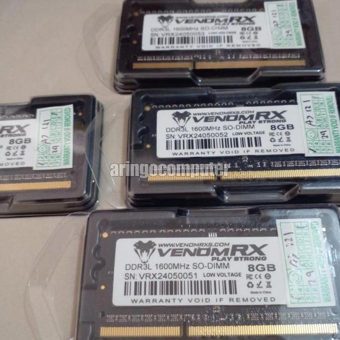 Memory (RAM) Venom RX SODIMM 8GB DDR3L PC1600