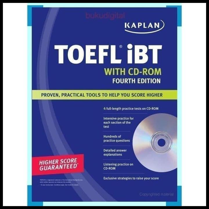 Kaplan Toefl Ibt 4Th Ed + Audio + Software Vocab Quiz Idioms Quiz Terlaris