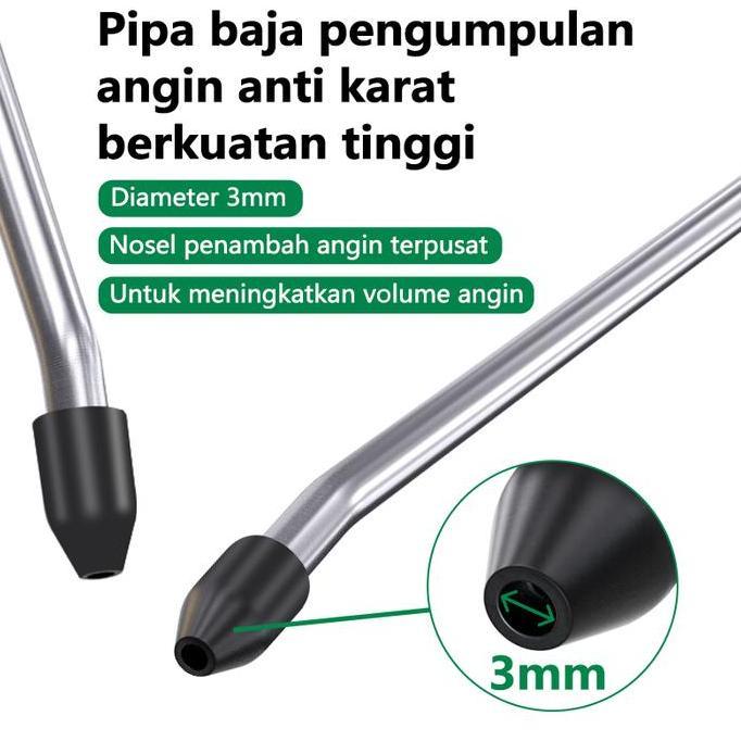 New- Isku Air Duster Blow Gun 5 Inch Semprotan Angin Kompresor Tembakan Angin Pembersih Debu Bengkel