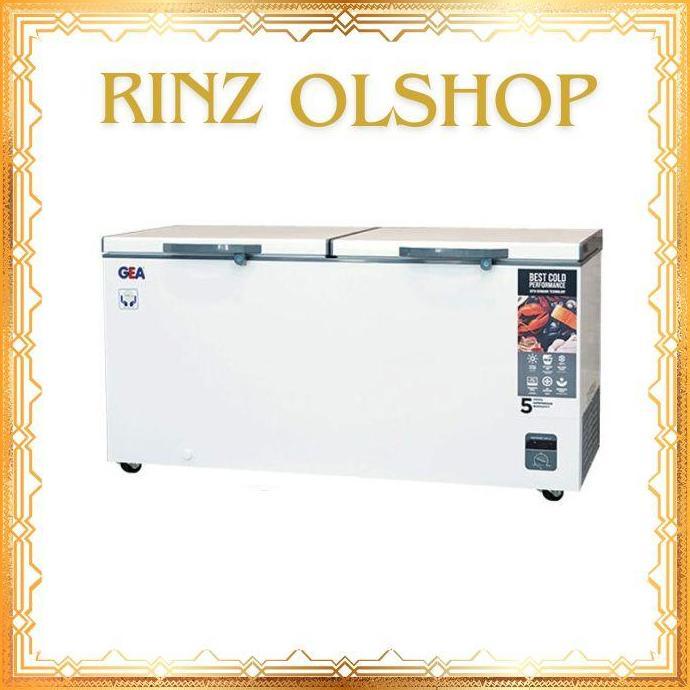 wasidijr- CHEST FREEZER GEA AB-600 TX 607 LITER BOX PEMBEKU PROMO Diskon
