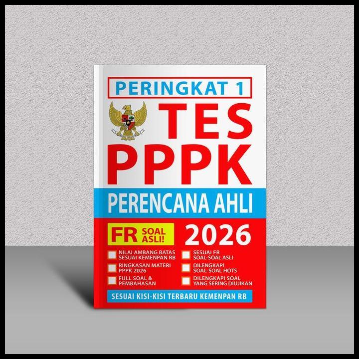 Buku Pppk Perencana Ahli 2026 - Peringkat 1 Pppk Teknis Perencana Ahli 2026 - Buku Original Soal Dan