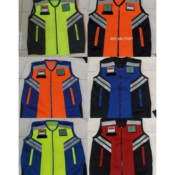 Rompi Safety K3 Bahan Double Mesh Tebal