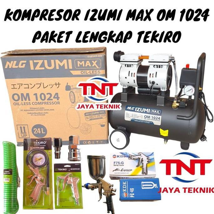 New- Izumi 24 Liter Ol 10-24 Kompresor Oilless Izumi 1Hp 24Liter Ol 1024