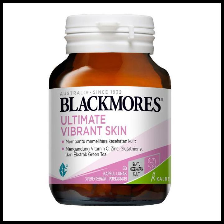 Blackmores Ultimate Vibrant Skin Radiance 30 Kapsul Lunak Dan Tomo Kenko Zinc B6 30 Tablet Promo