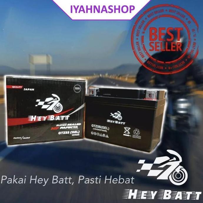 MAXSTROM AKI GEL AKI MOTOR KARISMA HEYBATT GTZ-5S GEL READY