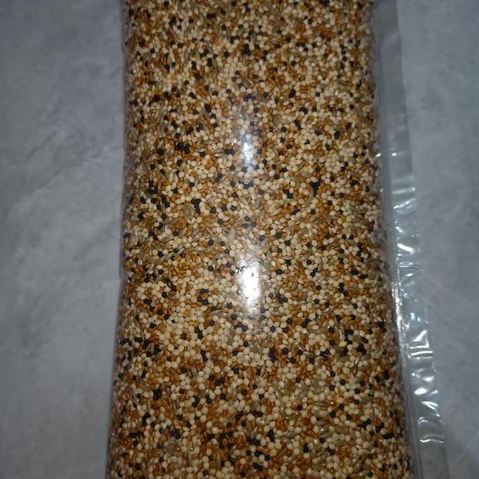 Milet Campur Komplit - Milet Putih Milet Merah Kenari Seed Biji Sawi